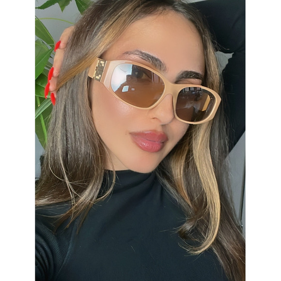 NEW Givenchy GV40054I Beige Monogram Logo Sunglasses - Picture 1 of 6